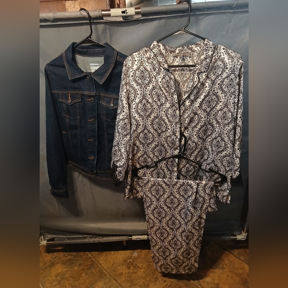 Old Navy jacket & Morgan Taylor pijama set